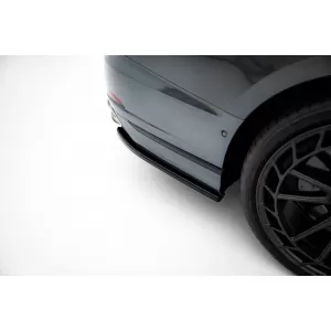 Maxton Design spoiler set suitable for side skirts, front, rear bumper and trunk of Audi S8 D5 2021-2026, Gloss Black-image-6347502