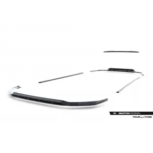 Maxton Design spoiler set suitable for side skirts, front, rear bumper and trunk of Audi S8 D5 2019-2021, Gloss Black-image-6347506