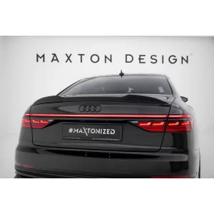 Maxton Design spoiler set suitable for side skirts, front, rear bumper and trunk of Audi S8 D5 2019-2021, Gloss Black-image-6347518
