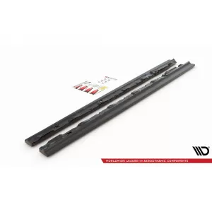Maxton Design spoiler set suitable for side skirts, front, rear bumper and trunk of Audi SQ5 2012-2017, Gloss Black-image-6347525