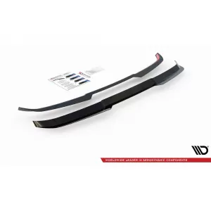 Maxton Design spoiler set suitable for side skirts, front, rear bumper and trunk of Audi SQ5 2012-2017, Gloss Black-image-6347527