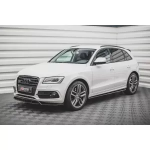 Maxton Design spoiler set suitable for side skirts, front, rear bumper and trunk of Audi SQ5 2012-2017, Gloss Black-image-6347530