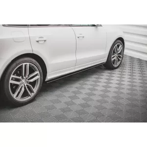Maxton Design spoiler set suitable for side skirts, front, rear bumper and trunk of Audi SQ5 2012-2017, Gloss Black-image-6347534