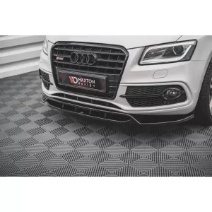 Maxton Design spoiler set suitable for side skirts, front, rear bumper and trunk of Audi SQ5 2012-2017, Gloss Black-image-6347536