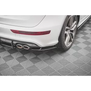 Maxton Design spoiler set suitable for side skirts, front, rear bumper and trunk of Audi SQ5 2012-2017, Gloss Black-image-6347539