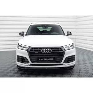 Maxton Design spoiler set suitable for side skirts, front, rear bumper and trunk of Audi SQ5, Q5 S-Line 2017-2020, Gloss Black-image-6347570
