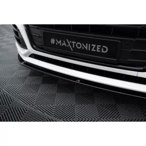 Maxton Design spoiler set suitable for side skirts, front, rear bumper and trunk of Audi SQ5, Q5 S-Line 2017-2020, Gloss Black-image-6347575