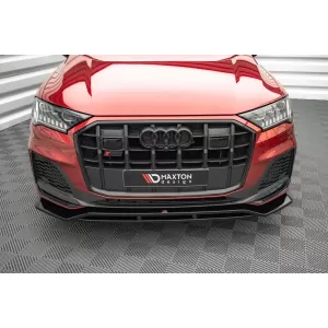 Maxton Design version 1 spoiler set suitable for side skirts, front, rear bumper and trunk of Audi SQ7 2019-2023, Gloss Black-image-6347586