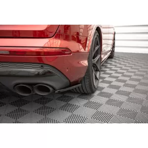 Maxton Design version 1 spoiler set suitable for side skirts, front, rear bumper and trunk of Audi SQ7 2019-2023, Gloss Black-image-6347590