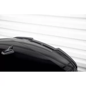 Maxton Design version 1 spoiler set suitable for side skirts, front, rear bumper and trunk of Audi SQ7 2019-2023, Gloss Black-image-6347592