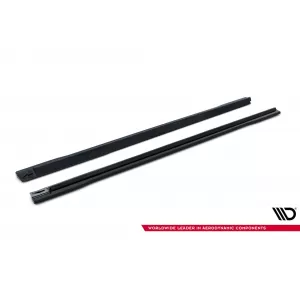 Maxton Design spoiler set suitable for side skirts, front, rear bumper and trunk of Audi SQ7 2019-2023, Gloss Black-image-6347596