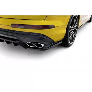 Maxton Design spoiler set suitable for side skirts, front, rear bumper and trunk of Audi SQ7 2019-2023, Gloss Black-image-6347610