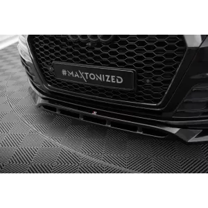 Maxton Design version 1 spoiler set suitable for side skirts, front, rear bumper and trunk of Audi SQ7 2016-2019, Gloss Black-image-6347622
