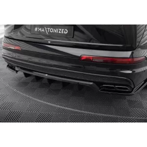 Maxton Design version 1 spoiler set suitable for side skirts, front, rear bumper and trunk of Audi SQ7 2016-2019, Gloss Black-image-6347625