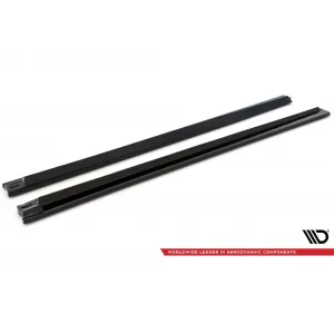 Maxton Design version 1 spoiler set suitable for side skirts, front, rear bumper and trunk of Audi SQ8 2019-2023, Gloss Black-image-6347632