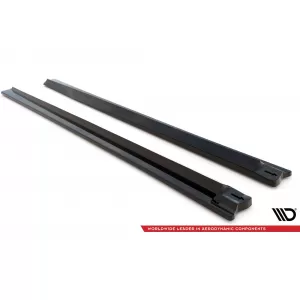 Maxton Design version 1 spoiler set suitable for side skirts, front, rear bumper and trunk of Audi SQ8 2019-2023, Gloss Black-image-6347633