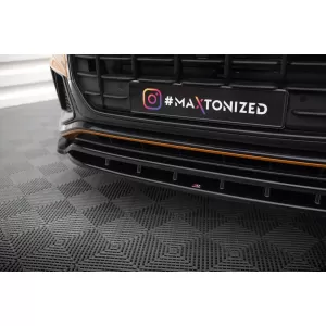 Maxton Design version 1 spoiler set suitable for side skirts, front, rear bumper and trunk of Audi SQ8 2019-2023, Gloss Black-image-6347647