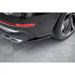 Maxton Design version 1 spoiler set suitable for side skirts, front, rear bumper and trunk of Audi SQ8 2019-2023, Gloss Black-image-6347651
