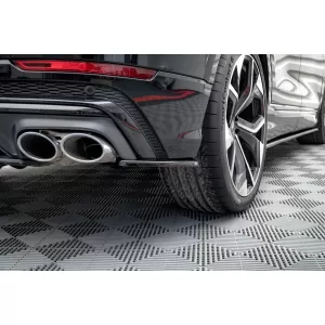 Maxton Design version 1 spoiler set suitable for side skirts, front, rear bumper and trunk of Audi SQ8 2019-2023, Gloss Black-image-6347652