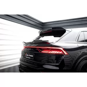 Maxton Design version 1 spoiler set suitable for side skirts, front, rear bumper and trunk of Audi SQ8 2019-2023, Gloss Black-image-6347655