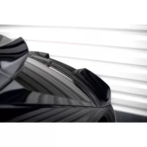 Maxton Design version 1 spoiler set suitable for side skirts, front, rear bumper and trunk of Audi SQ8 2019-2023, Gloss Black-image-6347658