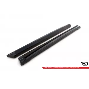 Maxton Design version 2 spoiler set suitable for side skirts, front, rear bumper and trunk of Audi SQ8 2019-2023, Gloss Black-image-6347663