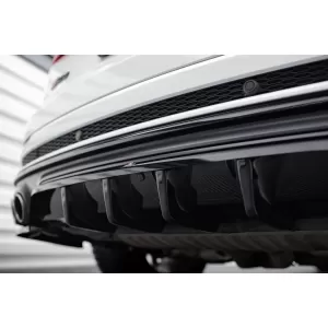 Maxton Design version 2 spoiler set suitable for side skirts, front, rear bumper and trunk of Audi SQ8 2019-2023, Gloss Black-image-6347681