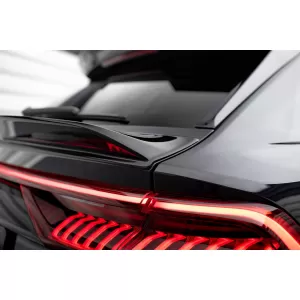 Maxton Design version 2 spoiler set suitable for side skirts, front, rear bumper and trunk of Audi SQ8 2019-2023, Gloss Black-image-6347686