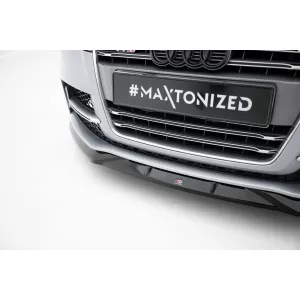 Maxton Design spoiler set suitable for side skirts, front, rear bumper and trunk of Audi TT S-Line 8J 2011-2013, Gloss Black-image-6347695