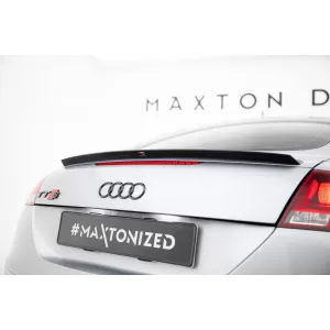 Maxton Design spoiler set suitable for side skirts, front, rear bumper and trunk of Audi TT S-Line 8J 2011-2013, Gloss Black-image-6347702