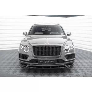 Maxton Design spoiler set suitable for side skirts, front, rear bumper and trunk of Bentley Bentayga 2015-2020, Gloss Black-image-6347711