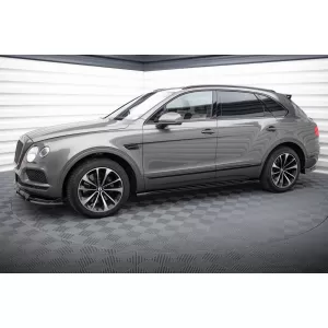 Maxton Design spoiler set suitable for side skirts, front, rear bumper and trunk of Bentley Bentayga 2015-2020, Gloss Black-image-6347713