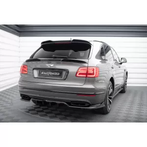 Maxton Design spoiler set suitable for side skirts, front, rear bumper and trunk of Bentley Bentayga 2015-2020, Gloss Black-image-6347714