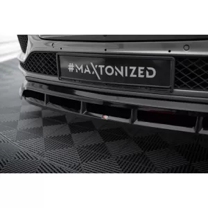 Maxton Design spoiler set suitable for side skirts, front, rear bumper and trunk of Bentley Bentayga 2015-2020, Gloss Black-image-6347715