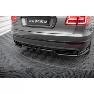 Maxton Design spoiler set suitable for side skirts, front, rear bumper and trunk of Bentley Bentayga 2015-2020, Gloss Black-image-6347724