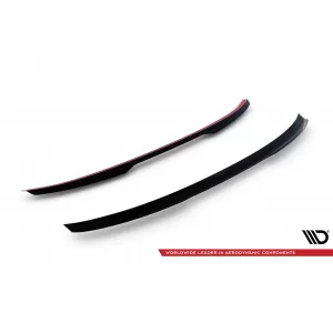 Maxton Design spoiler set suitable for side skirts, front, rear bumper and trunk of Bentley Continental GT Coupe 2018-2024, Gloss Black-image-6347733