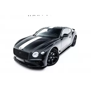 Maxton Design spoiler set suitable for side skirts, front, rear bumper and trunk of Bentley Continental GT Coupe 2018-2024, Gloss Black-image-6347735