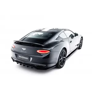 Maxton Design spoiler set suitable for side skirts, front, rear bumper and trunk of Bentley Continental GT Coupe 2018-2024, Gloss Black-image-6347739