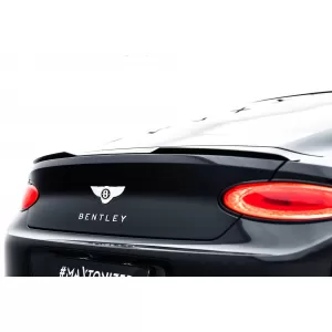 Maxton Design spoiler set suitable for side skirts, front, rear bumper and trunk of Bentley Continental GT Coupe 2018-2024, Gloss Black-image-6347747