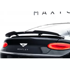 Maxton Design spoiler set suitable for side skirts, front, rear bumper and trunk of Bentley Continental GT Coupe 2018-2024, Gloss Black-image-6347749