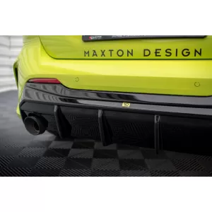 Maxton Design version 2 spoiler set suitable for side skirts, front, rear bumper and trunk of BMW M135i F40 2019-2024, Gloss Black-image-6347793