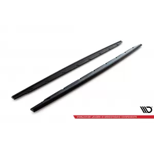 Maxton Design version 1 spoiler set suitable for side skirts, front, rear bumper and trunk of BMW 1 M-Pack F70 after 2024, Gloss Black-image-6347800