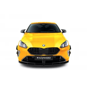 Maxton Design version 1 spoiler set suitable for side skirts, front, rear bumper and trunk of BMW 1 M-Pack F70 after 2024, Gloss Black-image-6347808