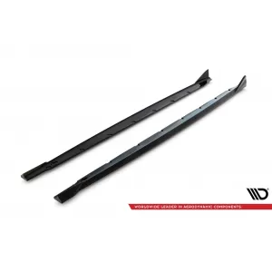 Maxton Design version 2 spoiler set suitable for side skirts, front, rear bumper and trunk of BMW 1 M-Pack F70 after 2024, Gloss Black-image-6347821