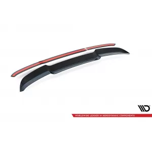 Maxton Design version 2 spoiler set suitable for side skirts, front, rear bumper and trunk of BMW 1 M-Pack F70 after 2024, Gloss Black-image-6347825
