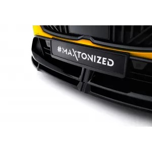 Maxton Design version 3 spoiler set suitable for side skirts, front, rear bumper and trunk of BMW 1 M-Pack F70 after 2024, Gloss Black-image-6347853
