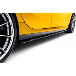 Maxton Design version 3 spoiler set suitable for side skirts, front, rear bumper and trunk of BMW 1 M-Pack F70 after 2024, Gloss Black-image-6347855