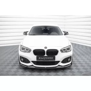 Maxton Design version 2 spoiler set suitable for side skirts, front, rear bumper and trunk of BMW M140i F20 2015-2019, Gloss Black-image-6347891