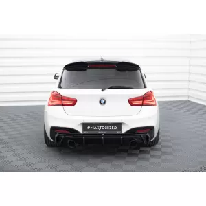 Maxton Design version 2 spoiler set suitable for side skirts, front, rear bumper and trunk of BMW M140i F20 2015-2019, Gloss Black-image-6347893