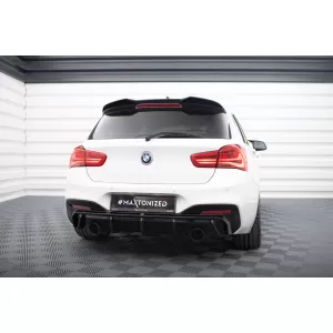 Maxton Design version 2 spoiler set suitable for side skirts, front, rear bumper and trunk of BMW M140i F20 2015-2019, Gloss Black-image-6347894